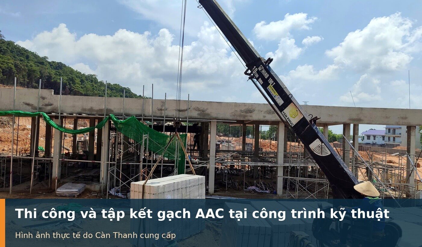 Gạch AAC xây trạm điện, trạm biến áp