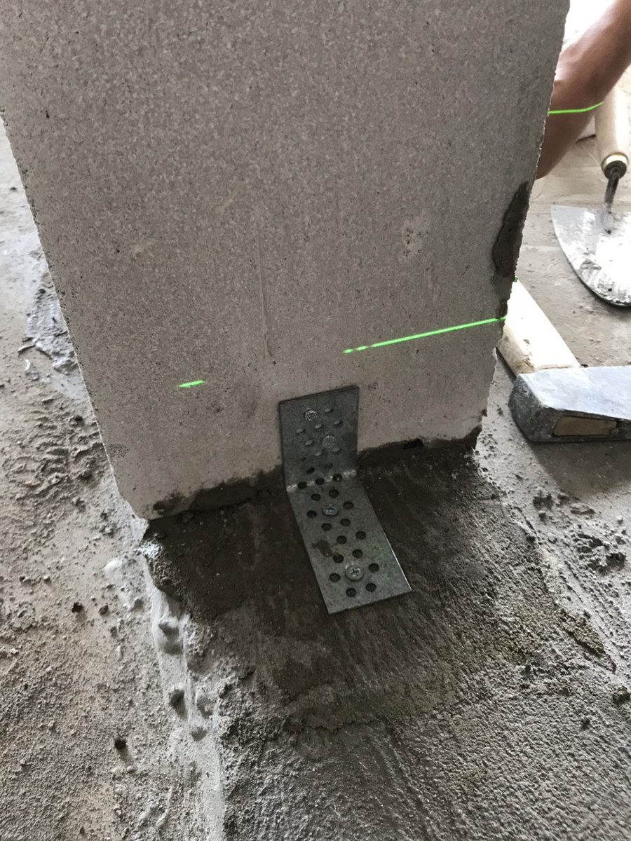 Thi công tường Panel ALC