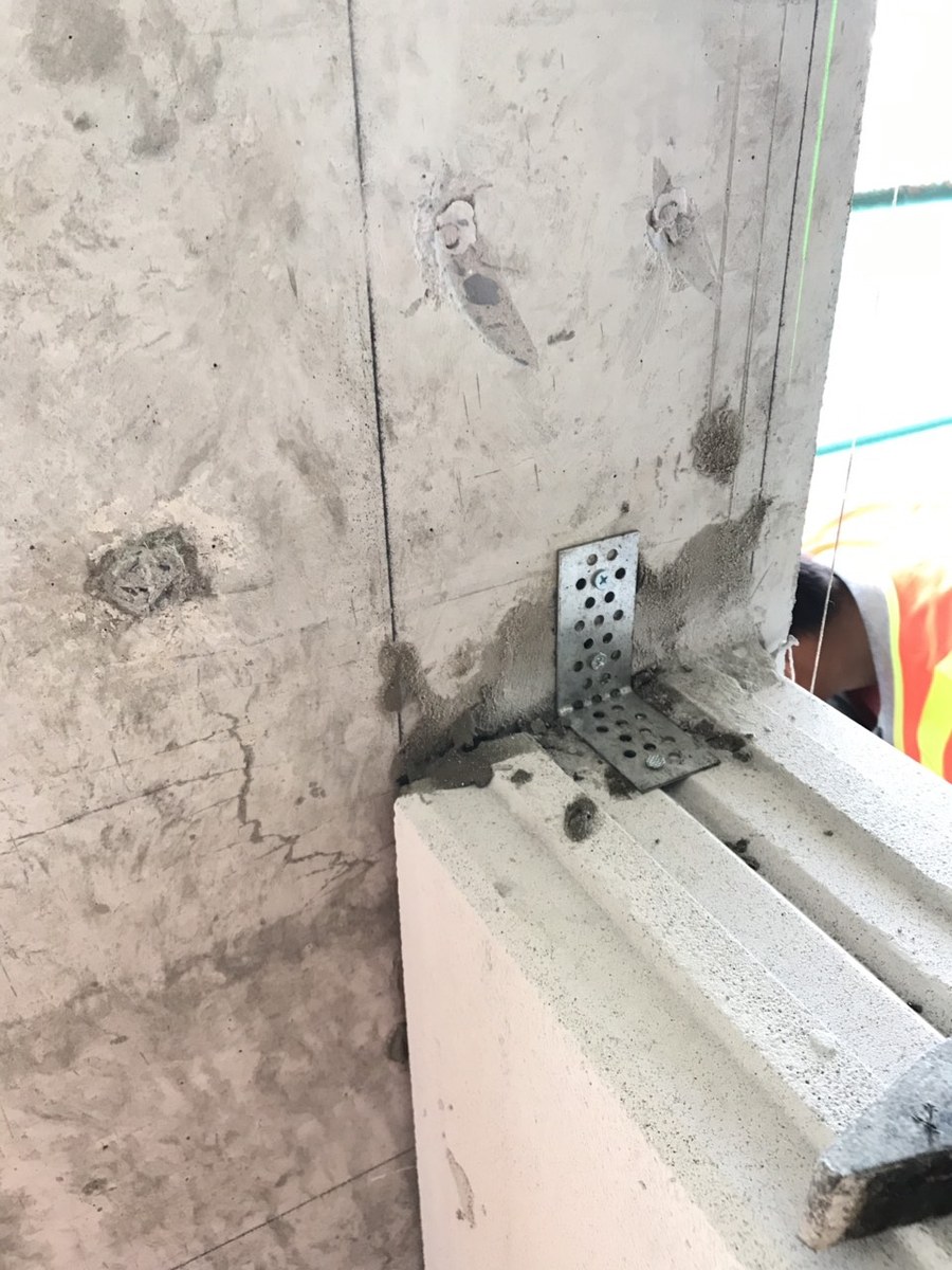 Thi công tường Panel ALC
