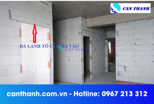 kích thước lanh tô