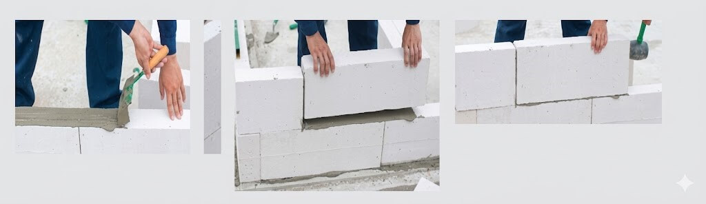 KỸ THUẬT XÂY TƯỜNG AAC ĐÚNG CHUẨN