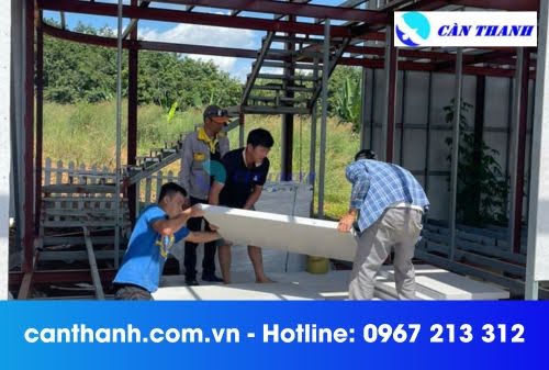 ứng dụng tấm bê tông nhẹ làm sàn làm vách ngăn
