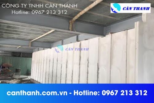 xây tường bằng bê tông nhẹ