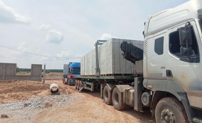 Đặt hàng và giao nhận gạch AAC và tấm ALC