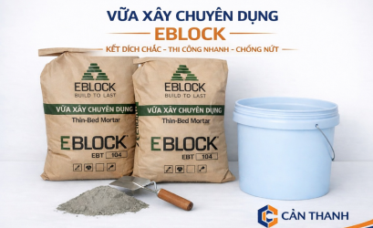 QUY TRÌNH TRỘN VÀ ĐỊNH MỨC VỮA XÂY CHUYÊN DỤNG